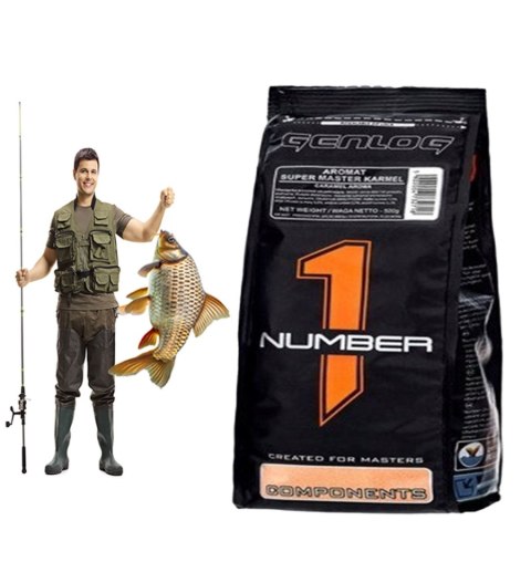 Genlog Components Super Master - dodatek zanętowy karmel 0,5kg Genlog Components Super Master - dodatek zanętowy karmel 0,5kg