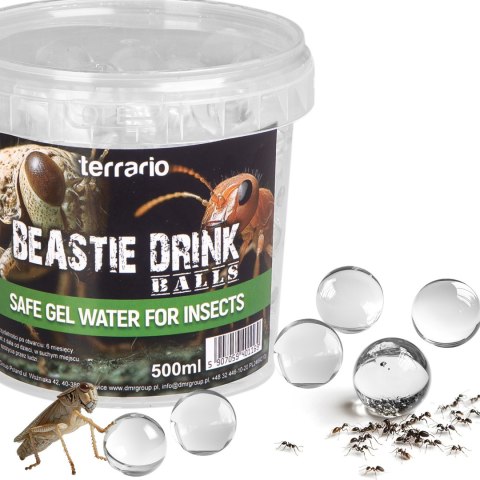Terrario Beastie Drink Balls 500ml - bezpieczna woda w żelu dla owadów