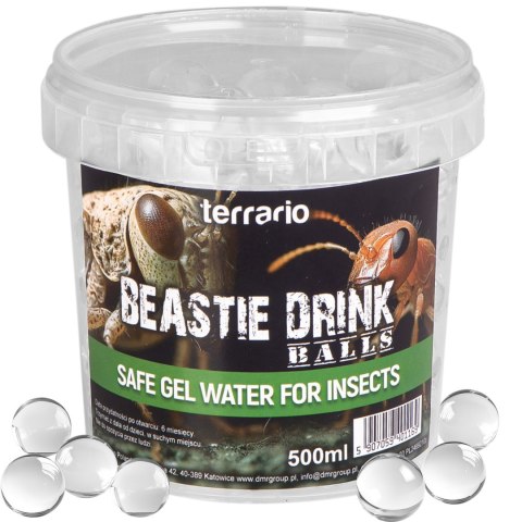 Terrario Beastie Drink Balls 500ml - bezpieczna woda w żelu dla owadów