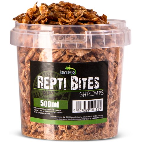 Terrario Repti Bites Shrimps 500ml - krewetki suszone Terrario Repti Bites Shrimps 500ml - krewetki suszone