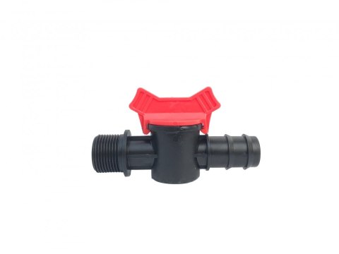 Zaworek plastikowy 25x3/4 cala gwint zewnętrzny męski Zaworek plastikowy 25x3/4 cala gwint zewnętrzny męski