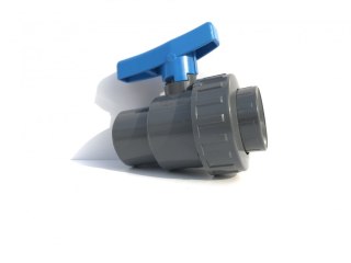 Zaworek plastikowy PVC 1" gwint wewnętrzny PN 16