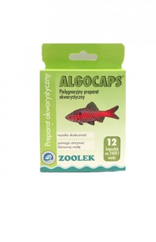 Zoolek Algocaps Antyglon, Klarowanie Wody12 Kapsułek