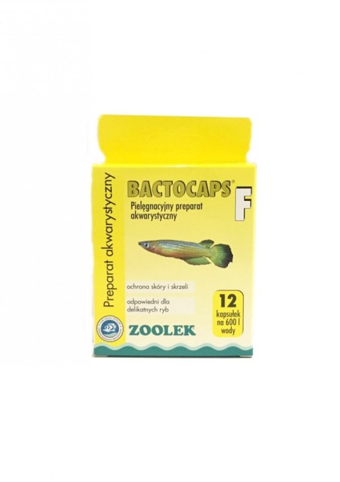Zoolek Bactocaps F Na Wiciowce, Bakterie, Pleśń 12Kapsułek Zoolek Bactocaps F Na Wiciowce, Bakterie, Pleśń 12Kapsułek
