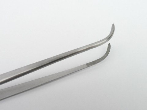 Pinceta Pęseta Zagięta Akwarystyczna Stal Nierdzewna 18cm Pinceta Pęseta Zagięta Akwarystyczna Stal Nierdzewna 18cm
