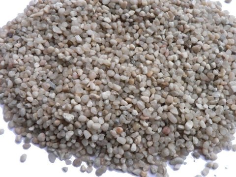 Żwirek Piasek Kwarcowy Naturalny Krewetki 2-3mm 1Kg