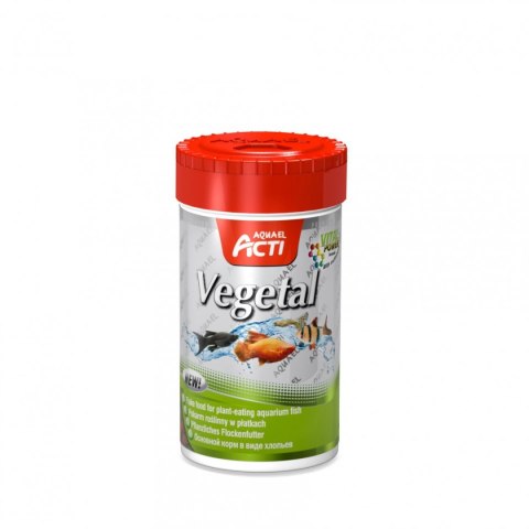 Aquael Acti Vegetal Platki - Pokarm Roślinny 100Ml Aquael Acti Vegetal Platki - Pokarm Roślinny 100Ml