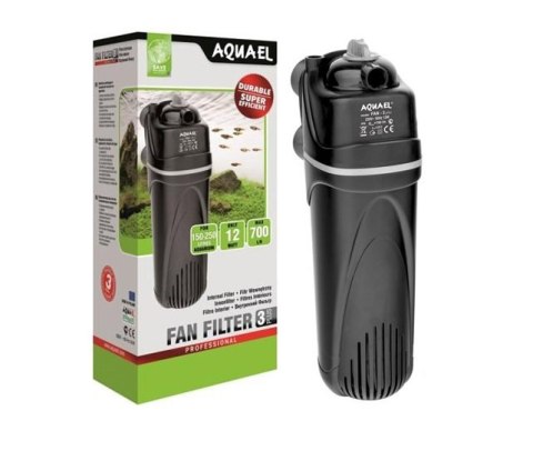 Aquael Filtr Wewnętrzny Fan-3 Plus 700L/H 3xGąbka Zeolit