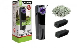 Aquael Filtr Wewnętrzny Unifilter UV 500 do 200L 3xGąbka, Zeolit