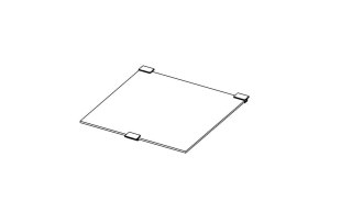 Aquael Szyba Separująca Nakrywkowa Shrimp Set 30l Czarna