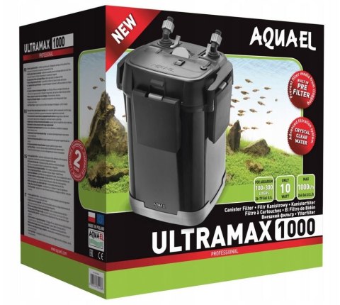 Aquael Ultramax 1000 filtr zewnętrzny do 300L + GRATIS