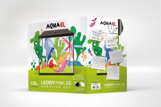 Aquael Zestaw Akwar. Leddy MINI 30 BIAŁY