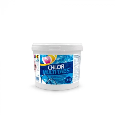 Gamix Chlor Multi Tabletki 3W1 5kg Wielofunkcyjne Gamix Chlor Multi Tabletki 3W1 5kg Wielofunkcyjne