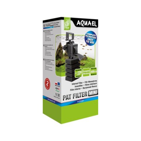 Aquael Filtr Wewnetrzny Pat Mini 10-120L 400L/H Aquael Filtr Wewnetrzny Pat Mini 10-120L 400L/H