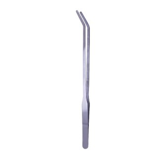 Deep Aqua Pinceta Zagięta Srebrna 27cm