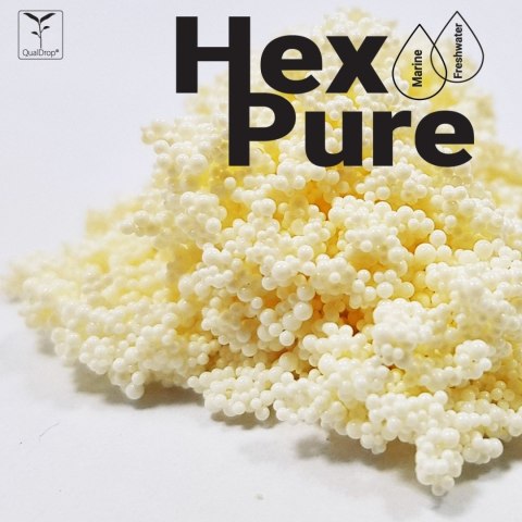 Qualdrop Hexpure 300ml Polimerowy materiał filtracyjny Qualdrop Hexpure 300ml Polimerowy materiał filtracyjny