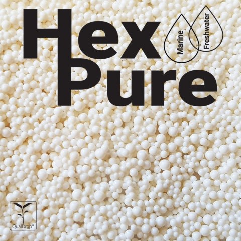 Qualdrop Hexpure 300ml Polimerowy materiał filtracyjny Qualdrop Hexpure 300ml Polimerowy materiał filtracyjny
