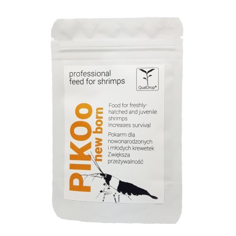 Qualdrop PIKOo New Born 10g pokarm dla nowonarodzonych i młodych krewetek Qualdrop PIKOo New Born 10g pokarm dla nowonarodzonych i młodych krewetek