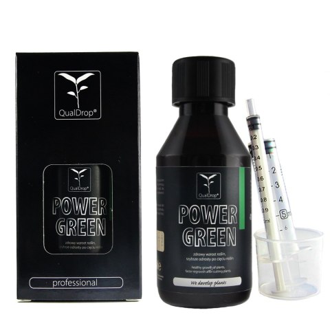 Qualdrop Power Green 125ml Węgiel Organiczny Aminokwasy