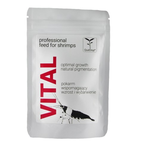 Qualdrop VITAL 10g kompletny pokarm wspomagający wzrost i wybarwienie Qualdrop VITAL 10g kompletny pokarm wspomagający wzrost i wybarwienie