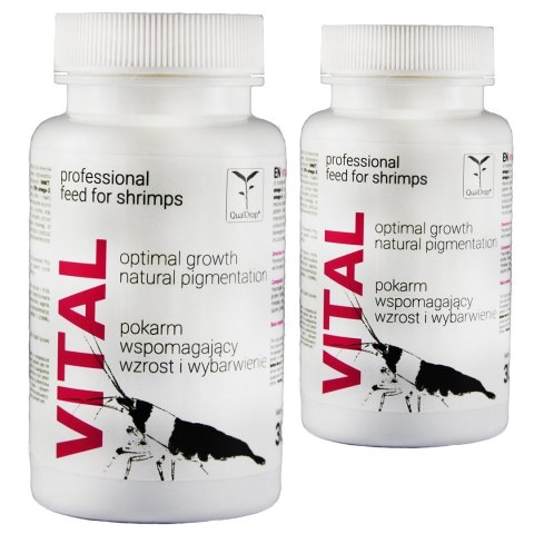 Qualdrop VITAL 30g kompletny pokarm wspomagający wzrost i wybarwienie Qualdrop VITAL 30g kompletny pokarm wspomagający wzrost i wybarwienie