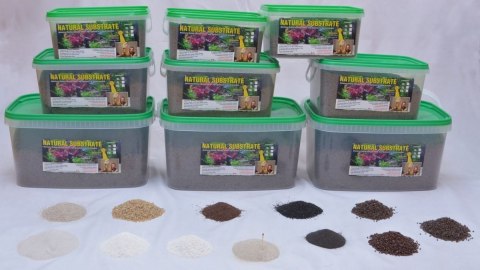 Zestaw Żwirek Natural Substrate Kulki Akwa 100-120L