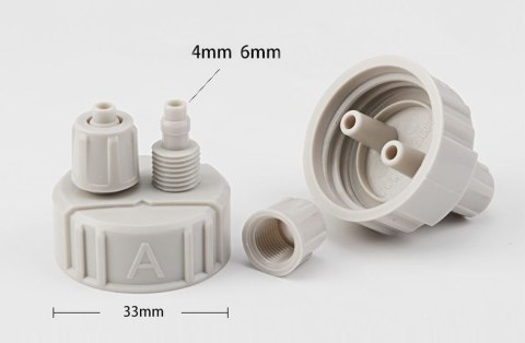 Deep Aqua Plastikowa Nakrętka 6mm DIY Deep Aqua Plastikowa Nakrętka 6mm DIY