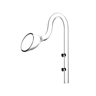 Deep Aqua Szklany Wylot Kielich 17mm(Wąż 16-22mm)