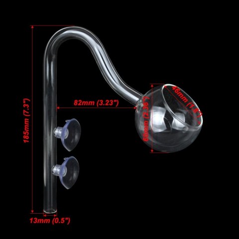 Deep Aqua Szklany Wylot Okrągły 13mm(Wąż 12-16mm) Deep Aqua Szklany Wylot Okrągły 13mm(Wąż 12-16mm)