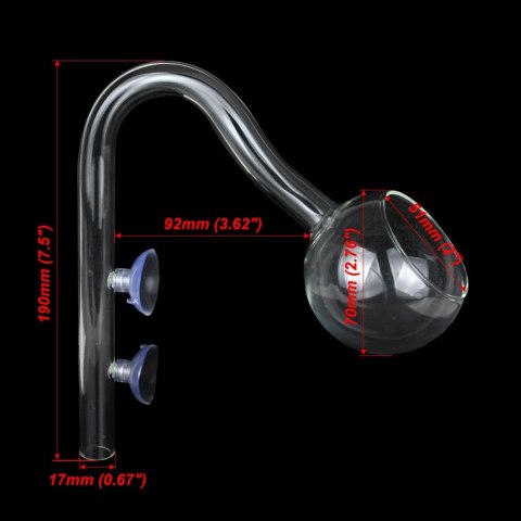 Deep Aqua Szklany Wylot Okrągły 17mm(Wąż 16-22mm) Deep Aqua Szklany Wylot Okrągły 17mm(Wąż 16-22mm)