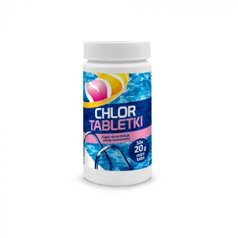 Gamix Chlor Mini Tabletki 1Kg bakterjobójcze 20g Gamix Chlor Mini Tabletki 1Kg bakterjobójcze 20g