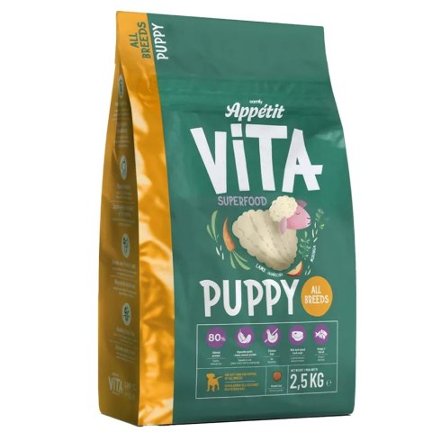 Comfy Appetit Vita Puppy Lamb 2,5kg - sucha karma dla psów Comfy Appetit Vita Puppy Lamb 2,5kg - sucha karma dla psów