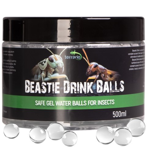 Kopia Terrario Beastie Drink Balls 500ml - bezpieczna woda w żelu dla owadów Kopia Terrario Beastie Drink Balls 500ml - bezpieczna woda w żelu dla owadów