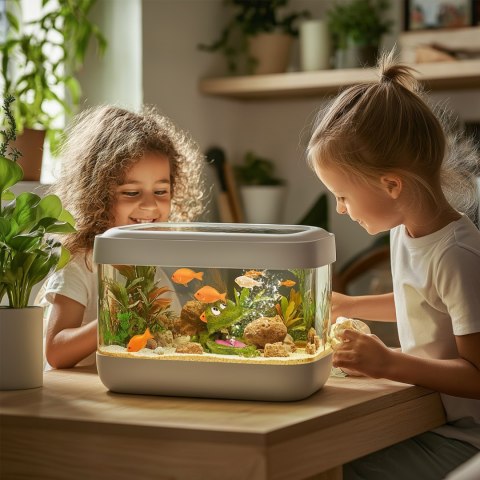 Kruger Meier Froggy Bubble Set - Ozdoba z napowietrzaczem do akwarium