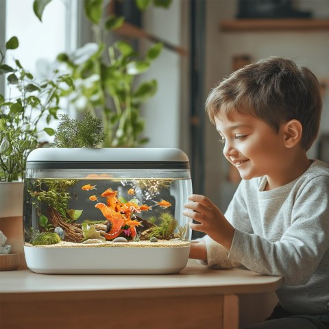 Kruger Meier Happy Starfish Set - Ozdoba z napowietrzaczem do akwarium
