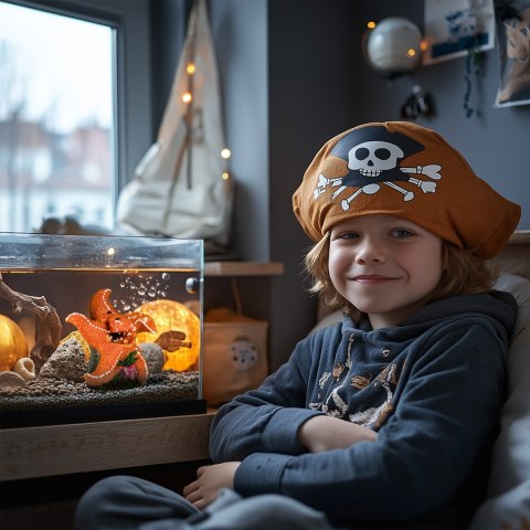 Kruger Meier Happy Starfish Set - Ozdoba z napowietrzaczem do akwarium