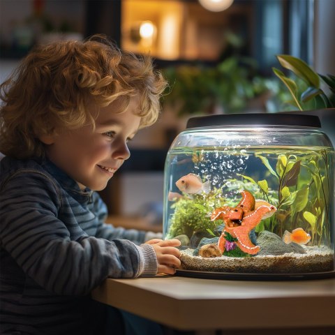 Kruger Meier Happy Starfish Set - Ozdoba z napowietrzaczem do akwarium