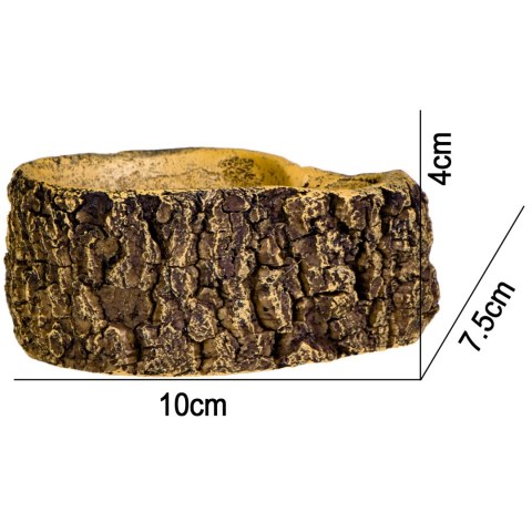 Terrario Bark Bowl - Miska do Terrarium 10x7,5x4 cm