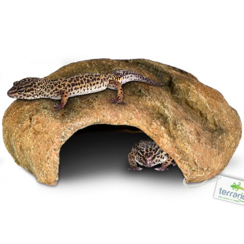 Terrario Gecko Cave M - ozdoba do terrarium 21x17x8 cm Terrario Gecko Cave M - ozdoba do terrarium 21x17x8 cm