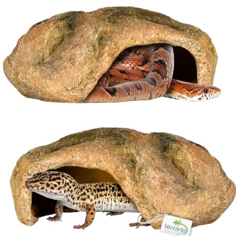 Terrario Gecko Cave M - ozdoba do terrarium 21x17x8 cm Terrario Gecko Cave M - ozdoba do terrarium 21x17x8 cm