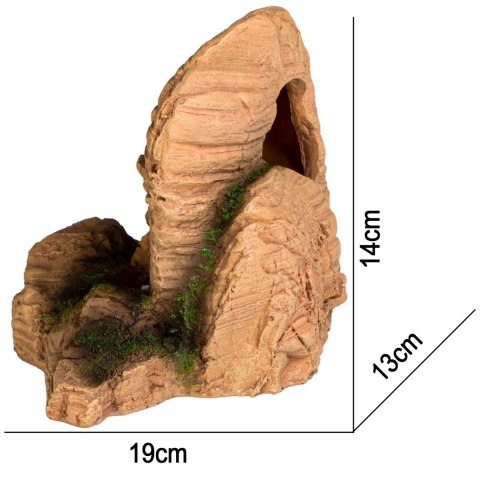 Terrario Mountain Cave - ozdoba do terrarium 19x13x14cm Terrario Mountain Cave - ozdoba do terrarium 19x13x14cm