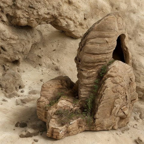 Terrario Mountain Cave - ozdoba do terrarium 19x13x14cm Terrario Mountain Cave - ozdoba do terrarium 19x13x14cm