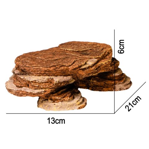 Terrario Mountain Shelf S - ozdoba do terrarium 13x21x6cm Terrario Mountain Shelf S - ozdoba do terrarium 13x21x6cm