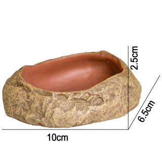 Terrario Rock Oasis S - Miska do Terrarium 10x6,5x2,5 cm