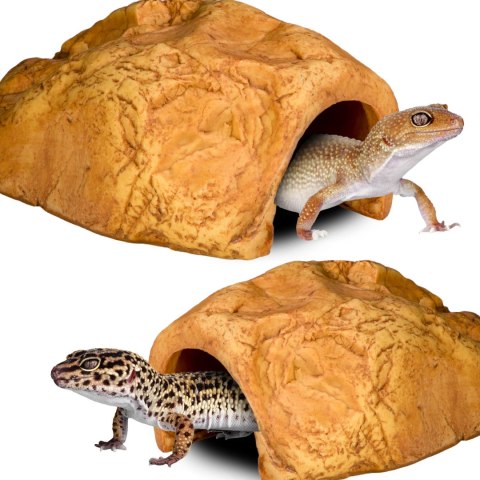 Terrario Rock Shelter bez dna - ozdoba do terrarium 22x13x8,5cm Terrario Rock Shelter bez dna - ozdoba do terrarium 22x13x8,5cm