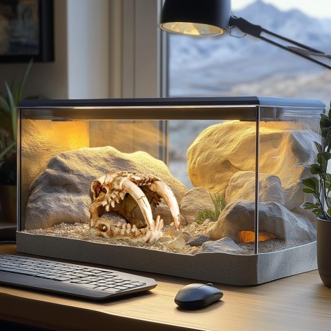 Terrario Sabertooth Skull - kryjówka do terrarium 13x8,5x11 cm Terrario Sabertooth Skull - kryjówka do terrarium 13x8,5x11 cm