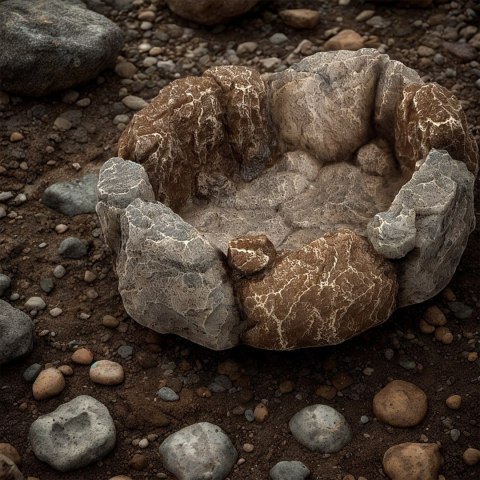 Terrario Stone Circle Bowl L - Miska do Terrarium 17x15x4,5 cm
