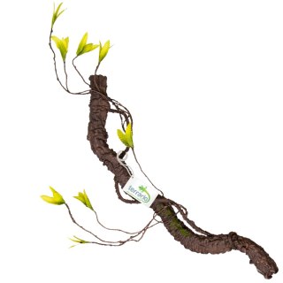 Terrario - Sztuczna Gałąź z Liśćmi do Terrarium - 75 cm