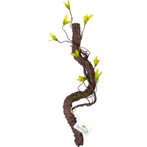 Terrario - Sztuczna Gałąź z Liśćmi do Terrarium - 75 cm