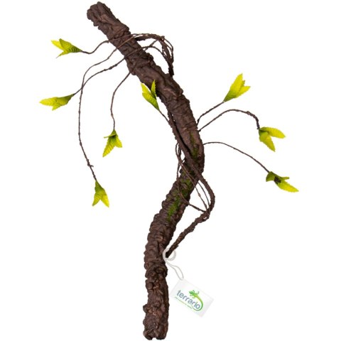Terrario - Sztuczna Gałąź z Liśćmi do Terrarium - 75 cm